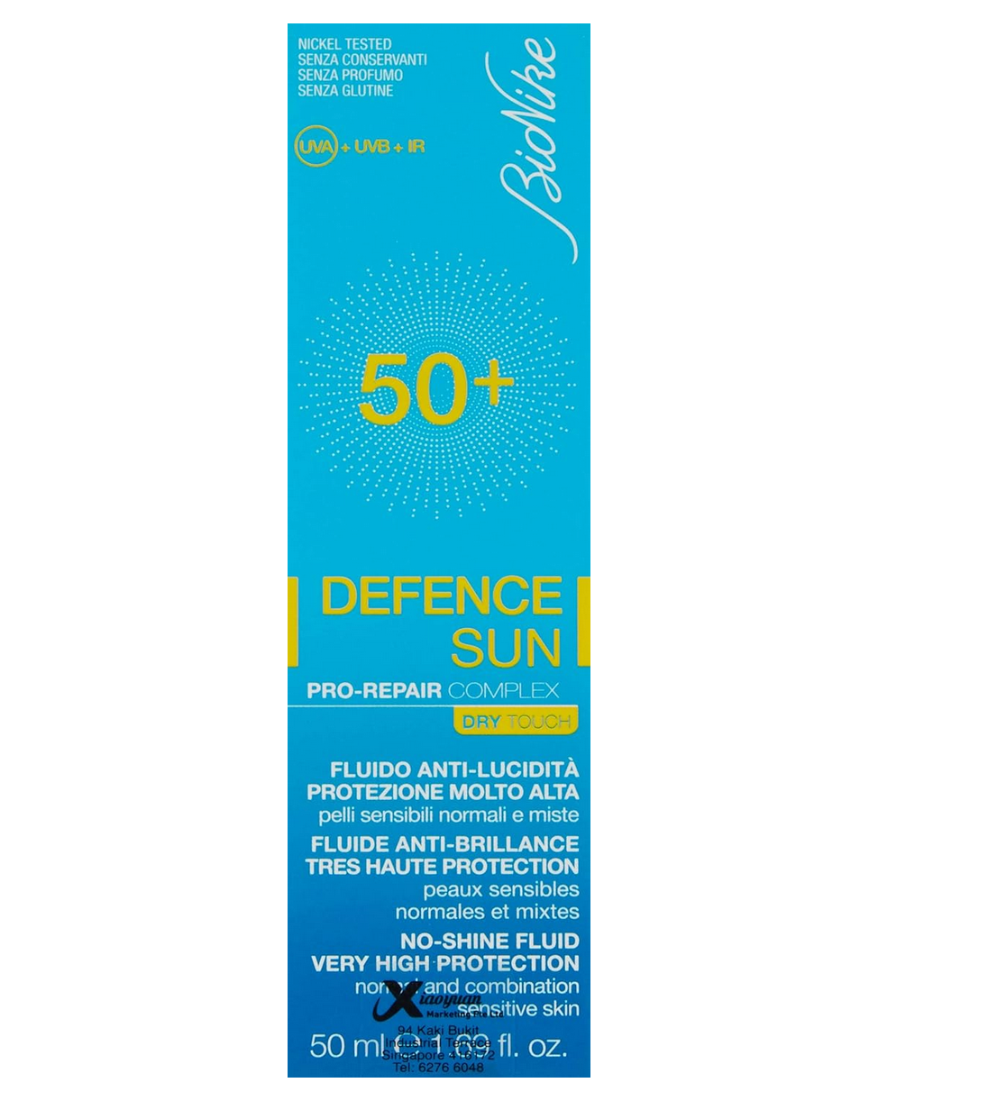 Bionike Defence Sun | Fluide Anti-Brillance SPF50+ | 50ml