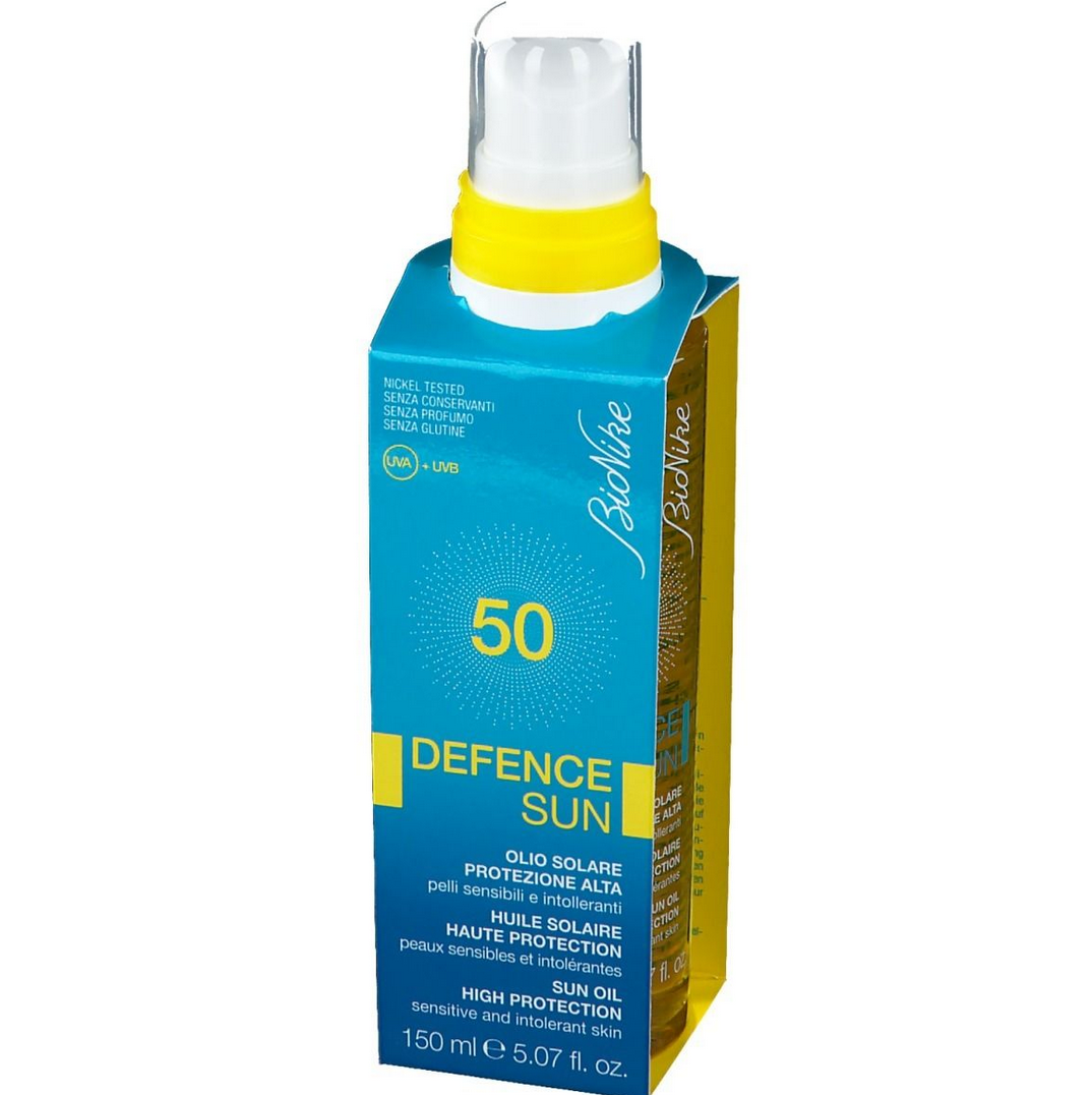 Bionike Defence Sun | Huile Solaire SPF 50 Haute Protection | 150ml