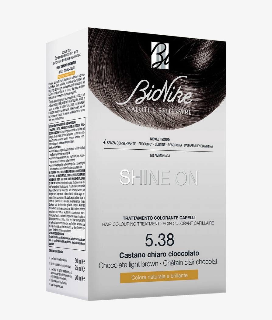 Bionike Shine On | Teinture des cheveux Femme | 125ml | 5.38 Chocolat Marron