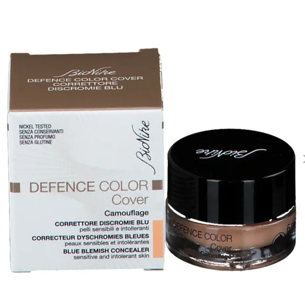 BioNike Defence color | Cover correcteur dyshcromies bleues | 6g